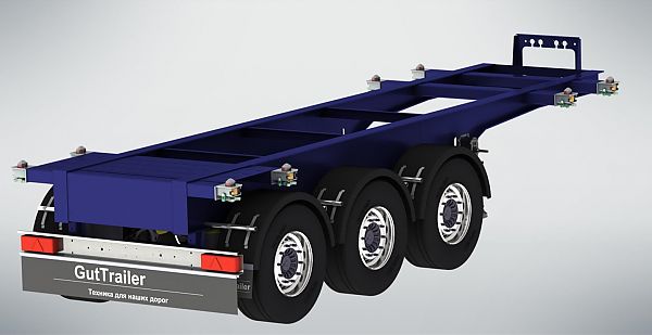 Полуприцеп танк - контейнеровоз 20ft-tank GutTrailer модель CS-453